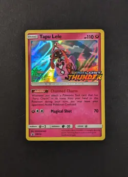 Pokemon TCG "Tapu Lele SM152" STAFF Holo Card - Lost Thunder - Image 1