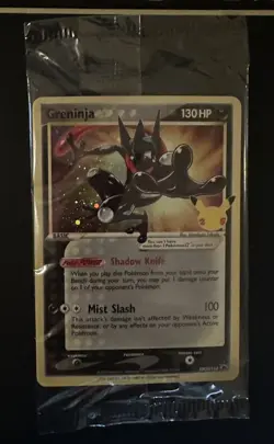 Pokemon TCG Celebrations Sealed Greninja Gold Star Promo Card SWSH144 SEALED - Image 4