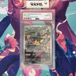 Pikachu 173/165 PSA 10 GEM MINT Scarlet & Violet 151 Pokemon Card English - Image 1