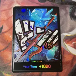 Hody Jones Textured Foil DON!! Card - PRB01 English One Piece TCG The Best - Image 1