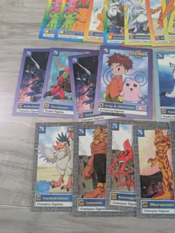 1999 - 2000 Digimon Card Lot Of 40 Bandai Cards - Image 2