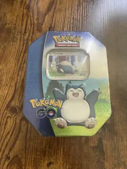 Pokemon Go Snorlax Tin Trading Card Game New & Factory Sealed - Image 1