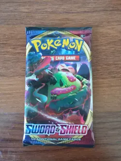 Pokemon Sword and Shield Trading Card Game Booster Pack 820650806520 - Image 1