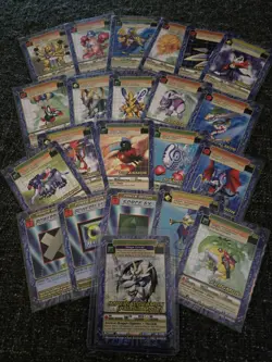 22 Vintage Digimon CCG Battle Series 5 Card Lot with Imperialdramon Paladin Mode - Image 1