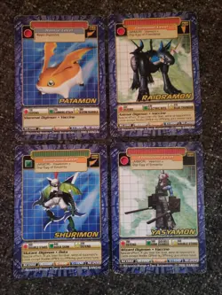 14 Vintage Digimon CCG Battle Series 3 Card Lot Metalgreymon Nefertimon Patamon+ - Image 2