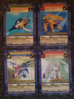 14 Vintage Digimon CCG Battle Series 3 Card Lot Metalgreymon Nefertimon Patamon+ - Image 4