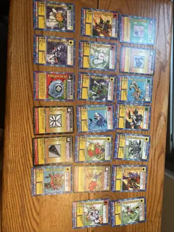 20 Digimon Trading Card LOT - Image 1