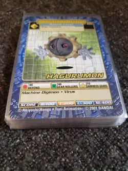 Complete Vintage Digimon Battle Series 3 Street Starter 1 Card Set Wargreymon ++ - Image 1