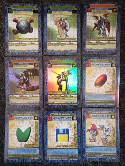 Complete Vintage Digimon Battle Series 3 Street Starter 1 Card Set Wargreymon ++ - Image 4