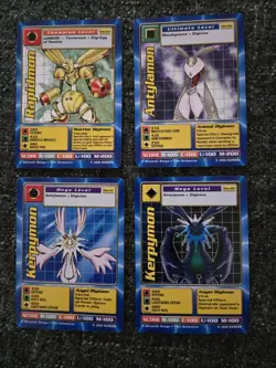 Complete Vintage 12 Card Digimon Movie Promo Set Diaboromon Terriermon Lopemon + - Image 4