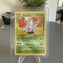 NIDORINO - Base Set - 37/102 - Uncommon - Pokemon Card - Unlimited Edition - NM - Image 1