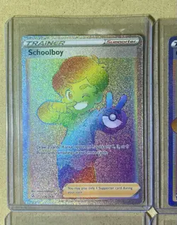 Pokemon TCG 4 Card Secret Rainbow Trainer Lot All Cards NM - Image 3