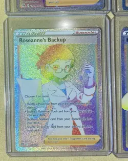 Pokemon TCG 4 Card Secret Rainbow Trainer Lot All Cards NM - Image 5