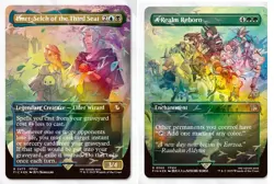 Emet-Selch of the Third Seat (Borderless) (Chocobo Track Foil) - Commander MTG - Image 2