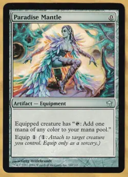 Paradise Mantle (Fifth Dawn, Uncommon, English, 2004) MTG 5th - Image 1