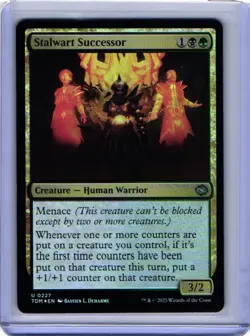 MTG Magic the Gathering Stalwart Successor (227/485) Tarkir Dragonstorm FOIL - Image 1