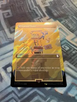 MTG Borderless Surge Foil Command Tower NM Unplayed Universes Beyond: Fallout - Image 2