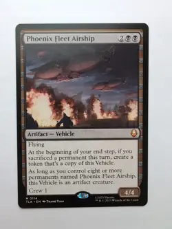 MTG Phoenix Fleet Airship (TLA) Avatar: The Last Airbender Regular Mythic 114 - Image 1