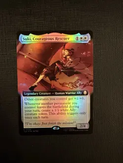 Suki, Courageous Rescuer (Extended Art Foil) - 0368 - Avatar TLA MTG NM/M - Image 1