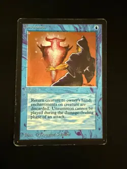 Magic the Gathering: Beta Unsummon MTG Beta - Image 1