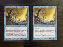 Parallax Tide set of 2 cards Nemesis LP Lightly Played MTG Magic the Gathering - Image 1