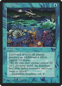 MTG High Tide (Weber) - FEM Fallen Empires LP - Image 1