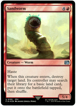 Sandworm (Foil) - 0155 - Final Fantasy - MTG - NM/M - Image 1