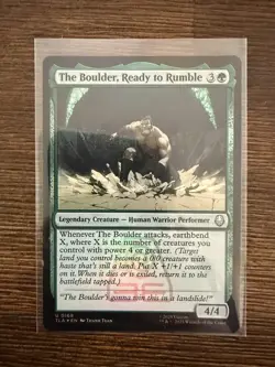 The Boulder, Ready to Rumble - 168 - TLA - NM - MTG Magic the Gathering - Image 1