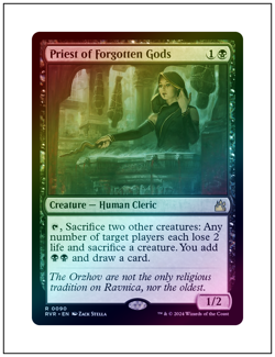 1x Priest of Forgotten Gods, Foil, Magic, MTG NM - Image 1