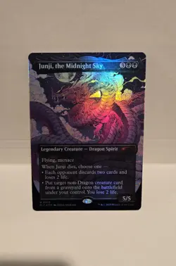 Junji, The Midnight Sky Secret Lair Encyclopedia Of Magic Foil Near Mint MTG - Image 1