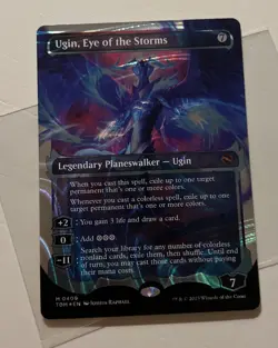 MTG Magic The Gathering Showcase Halo Foil Ugin, Eye Of The Storms Pack Fresh - Image 1