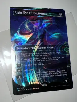 MTG Magic The Gathering Showcase Halo Foil Ugin, Eye Of The Storms Pack Fresh - Image 3