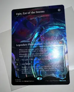 MTG Magic The Gathering Showcase Halo Foil Ugin, Eye Of The Storms Pack Fresh - Image 4