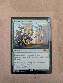 Heroic Intervention MTG Hand Painted Alter MHA My hero Academia Anime ALL MIGHT - Image 2