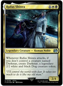 Rufus Shinra (Foil) - 0238 - Final Fantasy - MTG - NM/M - Image 1