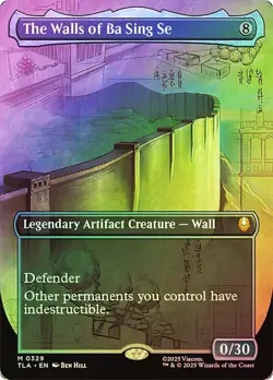 The Walls of Ba Sing Se Foil Showcase Avatar: The Last Airbender NM MTG - Image 1