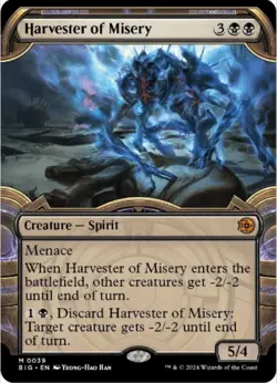 Harvester of Misery (Showcase, Foil, #39) Outlaws of Thunder Junction: Big Score - Image 1