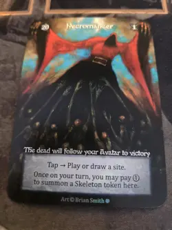 Sorcery: Contested Realm Necromancer Avatar Foil NM (GT) - Image 1