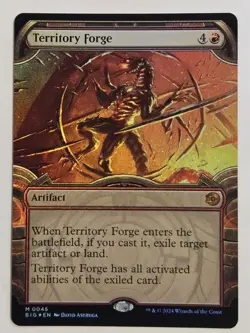 Territory Forge Foil Showcase Outlaws Of Thunder Junction BIG 0045 MTG - Image 1