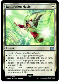 Restoration Magic (Foil) - 0030 - Final Fantasy - MTG - NM/M - Image 1