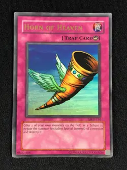 YUGIOH HORN OF HEAVEN MRD-130 ULTRA PLAY/ EDGE-WEAR - Image 1