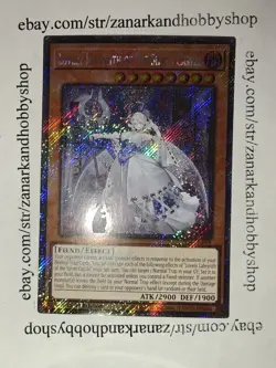 YuGiOh Lovely Labrynth of the Silver Castle RA04-EN295 Platinum Secret Rare - Image 1