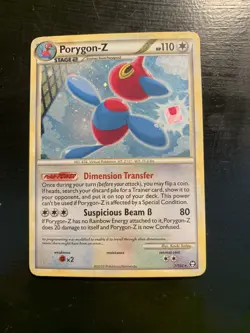 Porygon-Z - HS Triumphant 7/102 - Holo - Pokemon Card Rare Free Shipping - Image 1