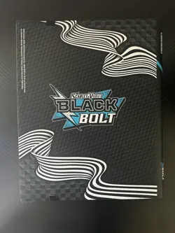 Pokemon Black Bolt Binder Only TCG Scarlet And Violet Brand New Binder For Cards - Image 2