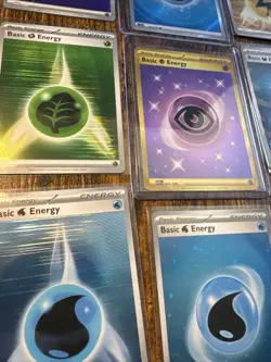 Lot of 15 Pokemon Cards ENERGY Assorted Sets Various Mint 15X All HOLOS Swirl - Image 4