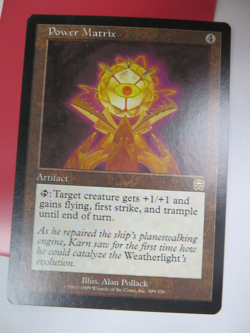 Power Matrix Mercadian Masques Artifact Rare MAGIC MTG CARD - Image 1