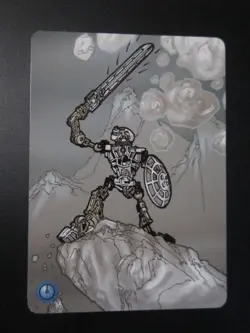 KOPAKA BIONICLE QUEST FOR MASKS AVALANCHE CARD 132 FULL ART LEGO NEVER PLAYED NM - Image 1