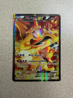 Pokemon 2016 Charizard EX Holo Black Star Promo Card XY121 - Image 1