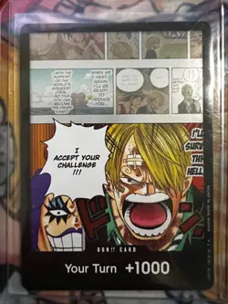 One Piece OP-06 Wings Of The Captain Don Card Double Pack Exclusive Sanji Eng - Image 1