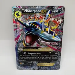 M Sharpedo EX XY200 XY Holo Pokemon Card 2017 Promo NM - Image 1